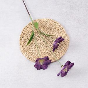 Luxury 3-head Tulip Artificial Silk Flower Arrangement China Entryway Dining Table Wedding Backdrop <b>Photo</b> Decoration - Product Image 5