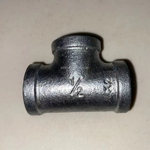 Proveedor de Conexiones de Hierro Fundido Maleable Galvanizado: Tés Iguales, Niples Hexagonales y Uniones - Product Image 1