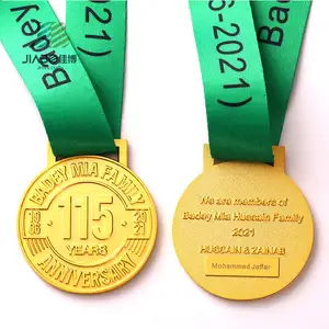 Novo Design Ouro Prata Em Branco Inserir Ou Medalhas Personalizadas E Troféu Esportes Esgrima Medalha Badminton Com Fita