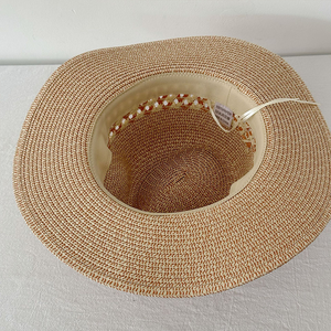 Custom Logo Panama <b>Hat</b> Unisex Toquilla <b>Straw</b> Beach Sun Protection Wide Brim Hand Embroidery Adult Summer <b>Hat</b> - Product Image 2