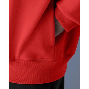 Sweat-shirt à col roulé en polaire surdimensionné pour femme FOXA, pull décontracté ample, tenue de sport pour l'automne et l'hiver - Product Image 6