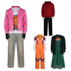 Conjunto de Disfraz de Cosplay de la Película Minecraft, Poliéster, para Representaciones en Vivo, Halloween, Actuaciones Escénicas - Product Image 1