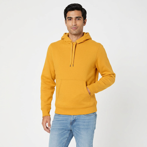 Sudadera con Capucha para Hombre, 100% Algodón, Textura Suave y Cómoda, Ajuste Cómodo para Uso Diario, Color Sólido, Ligera, en Venta - Product Image 1