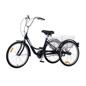 Vélo <span class=keywords><strong>cargo</strong></span> électrique familial à trois roues, cadre en acier pliable de luxe, assistance au pédalage - Product Image 1