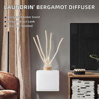 Diffuseur d'ambiance sans fil Laundrin' Botanical Glass, recharge Bergamote & Cèdre 80ml