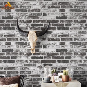 Papel Tapiz para Revestimiento de Paredes Interiores del Hogar, Impresión Personalizada, Rollos de Papel Tapiz de PVC Al <span class=keywords><strong>Murad</strong></span>, Papel Tapiz de Ladrillo Geométrico 3D - Product Image 5
