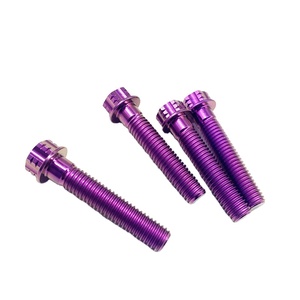 Bu lông mặt bích hợp kim titan GR5 bán chạy và bền, kích thước M6 M8 M10, vít lục giác - Product Image 4