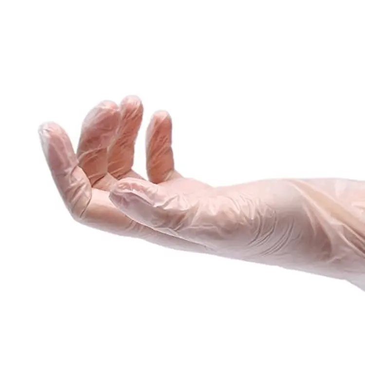 Высококачественные прозрачные дешевые одноразовые ПВХ латексные виниловые перчатки для экзамена