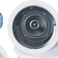 Haut-parleur de plafond actif de haute qualité 6 pouces 8 pouces 50-100W, système audio trois voies 2.0 canaux compatible APP pour home cinéma