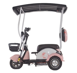 Tricycle électrique solaire à énergie verte avec <span class=keywords><strong>toit</strong></span> solaire, scooter à 3 roues pour personnes âgées, batterie longue portée - Product Image 1