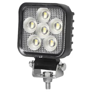 Accessoires de voiture e-mark 24w carré 3 pouces lumière led pour tracteur