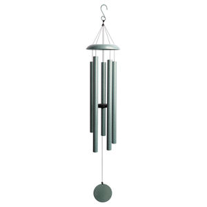 Yingtu 51 Inch Green Waterproof Powder Coated <strong>Wind</strong> <strong>Chimes</strong> Outdoor Deep Tone Large 5 Aluminum+Iron Tubes Tuned Relaxing Garden - Product Image 1