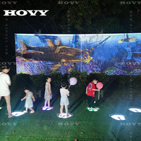 Jeux de projection interactifs d'extérieur HOVY à prix d'usine, plus de 200 jeux pour les aires de jeux pour enfants avec écran LCD