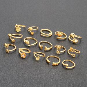 แหวนทองชุบ 24K จาก JXX Wholesale ดีไซน์เรียบง่ายสวยงามสไตล์เรขาคณิต เหมาะสำหรับผู้หญิง ใช้ในงานหมั้น งานแต่งงาน หรือเป็นของขวัญวันครบรอบ - Product Image 1