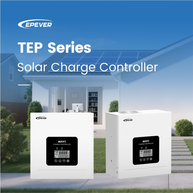 EPEVER TEP Series 60A 75A 80A 100A 12V 24V 48V  Auto Adapt Solar Panel Charger Regulator MPPT Solar Charge Controller