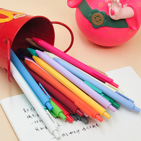 Stylo bille rétractable multicolore personnalisable avec logo, encre noire et bleue, pour promotion d'entreprise et fournitures de bureau