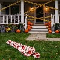 Décoration d'Halloween : Corps Gonflable Grandeur Nature pour Scène de Fête, Maison Hantée, Jardin ou Cimetière