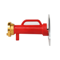 QM-65 Aluminium Alloy 7 Bar Fire Hydrant Water Curtain Fire Fighting Hose Nozzle Foam Water Gun untuk Aplikasi Perlindungan Kebakaran