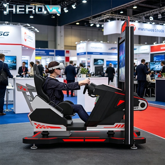 HEROVR High Conversion Racing Simulator with Realistic Racing Experience for Tourist Center