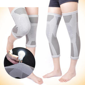 Genouillère de sécurité élastique pour fitness, bandage de compression, genouillère de basket-ball, longueur étendue - Product Image 6