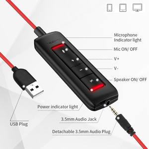 NUBWO <b>USB</b> A Headset Lightweight Business <b>Headphones</b> with Noise Cancelling Microphone for Computer, On-Ear Wired Headset - Product Image 4