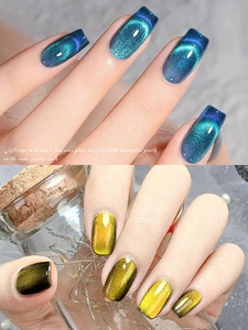 Ensemble de vernis gel Galaxy Chameleon Cat Eye, 20 couleurs magnétiques multicolores, gel à effet de changement de couleur avec nuancier pour la sélection des salons de manucure - Product Image 4
