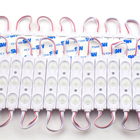 Module LED 12V 3 LED 2835 SMD à injection, blanc, étanche IP65, rétroéclairage pour enseignes, rouge, jaune, bleu, vert, rose, logo personnalisé