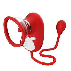 여성 성인용 섹스토이 자극기 흡입 진동기 유두 자극기 여성용 흡입 유방 혀 클리토리스 진동기 - Product Image 1