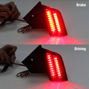 Đèn hậu <span class=keywords><strong>LED</strong></span> ô tô 12V cho Pajero Montero Sport 2015-2018, đèn sương mù sau, đèn phanh <span class=keywords><strong>LED</strong></span>, phụ kiện đèn hậu - Product Image 6