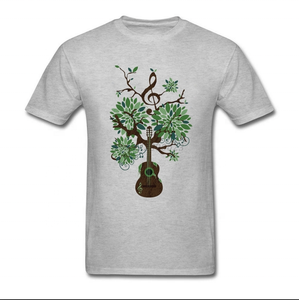 Camisetas de Algodón Pima para Hombre con Impresión de Transferencia de Calor con Logotipo de Algodón - Product Image 3