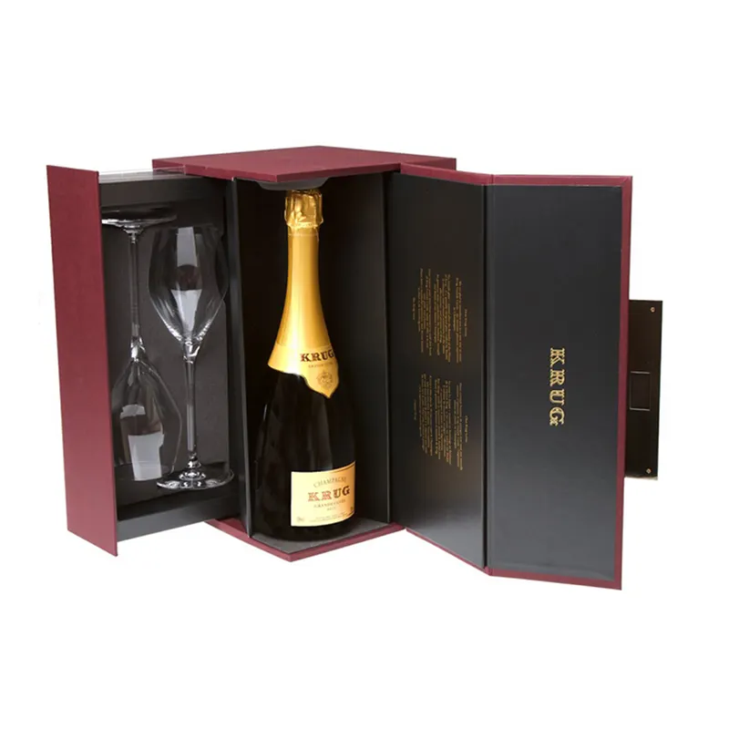 High quality chocolate and wine boxes wine carton box wine glass packaging box