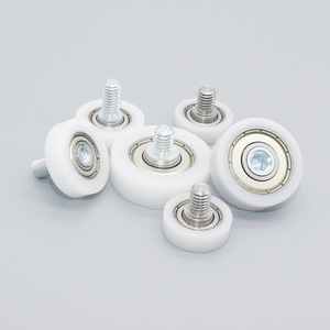 Roulements MTZC OEM en caoutchouc, plastique, nylon, POM, <span class=keywords><strong>roulement</strong></span> à rouleaux à <span class=keywords><strong>gorge</strong></span> plate, ronde, en <span class=keywords><strong>U</strong></span>, en V, en H, 696 ZZ, pour <span class=keywords><strong>roue</strong></span> de porte coulissante - Product Image 1