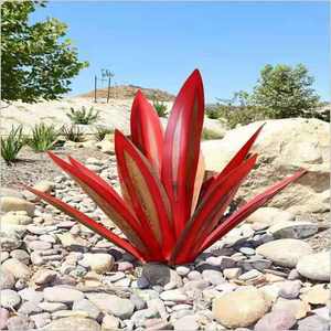 Décoration de jardin d'extérieur 2022, sculpture d'art en métal pour jardin, sculpture de plante, <span class=keywords><strong>Tequila</strong></span> Rustikale Skulpture Metall-<span class=keywords><strong>Agave</strong></span> - Product Image 5