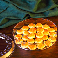 Boîte moulée par injection en PS transparente gaufrée personnalisée JNH025 avec pelliculage brillant pour emballage de sucre, gâteaux et aliments pour bébés – Design unique