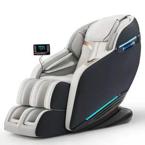 Chaise de massage de luxe moderne portable pliable Shiatsu corps entier zéro gravité capsule spatiale avec massage par airbag du cou en ABS+PU - Product Image 5