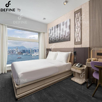 Solution clé en main pour le projet d'hôtel Hilton, mobilier d'hôtel de luxe 5 étoiles moderne, ensemble de meubles de chambre d'hôtel personnalisés