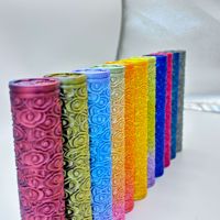 Jouet anti-stress cylindrique en PLA écologique, extensible 3D, en forme de nuage, à motif rayé gravé, pour la créativité