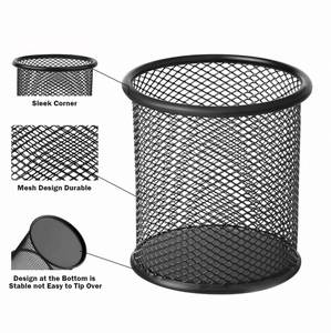 Best Price Top Quality Multifunctional Office <b>Organizer</b> Set 5 Pieces Office Set Metal Desktop <b>File</b> Holder - Product Image 3