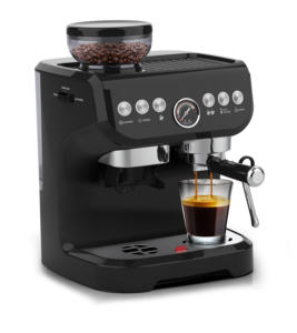 Kitchen appliance 3 in 1 semi-automatic espresso coffee machine electric coffee maker with grinder function