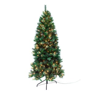 Árbol de Navidad Artificial Completo, Verde, <span class=keywords><strong>Abeto</strong></span> Dunhill, Incluye Soporte, 12 Pies, Plegable, Adornos de Vidrio, Árboles de Navidad con Luces - Product Image 1
