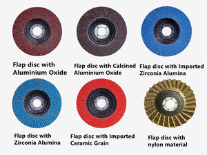 125*22.23mm T29 T27 5 pouces Zirconium 40 #   60 #   80 #   120 #   <span class=keywords><strong>Disque</strong></span> <span class=keywords><strong>à</strong></span> lamelles en carbure de silicium <span class=keywords><strong>Flapper</strong></span> pour le meulage du marbre, du verre et du métal - Product Image 4