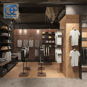 Étagères de présentation pour magasin de vêtements, équipement de magasin de vêtements, présentoir pour vêtements pour hommes pour centre commercial - Product Image 1