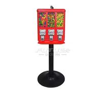 Distributeur automatique classique à monnayeur multifonctionnel pour balles rebondissantes de 25 à 35 mm, capsules de jouets et bonbons en vrac