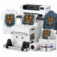 Imprimante DTF A3 33 cm avec tête d'impression XP600, circulation d'encre blanche, machine d'impression par transfert DTF pour T-shirt, film PET, rouleau de 100 m
