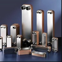 Échangeur de chaleur à plaques brasées en acier inoxydable |   Évaporateur / Condenseur pour la récupération de chaleur, le refroidissement et le chauffage