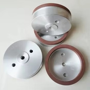 Disco de Pulir de Diamante con Resina Roja, Disco de Pulir de Vidrio Resistente al Desgaste para Máquina de Biselado para el Procesamiento de Vidrio - Product Image 2