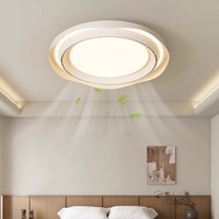 Lampu Kipas Tanpa Baling-Baling untuk Kamar Tidur, Sederhana dan Modern, Blower Sentrifugal Berputar Tanpa Suara - Master Ceiling