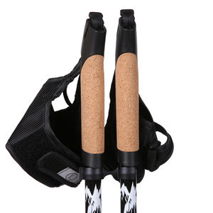 Bâtons de randonnée télescopiques en fibre de carbone à poignée en liège Offre Spéciale à 2 sections - Product Image 3