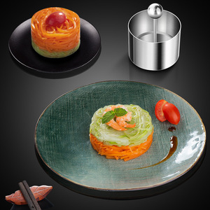 Moule à gâteau circulaire en acier inoxydable, petit cercle de <span class=keywords><strong>mousse</strong></span> Moule à riz et légumes Moule à plat froid Moule à tiramisu en forme de coeur - Product Image 3