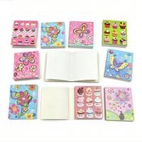 Mini carnet de notes portable vierge en PU personnalisable 75x85mm, reliure parfaite, 350g, laminé mat, 80 pages vierges, pour usage scolaire